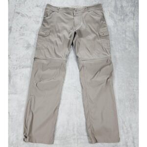 Kuhl Pants Mens 40x34 Tan Renegade Convertible Stealth Zip Off Cargo Hiking